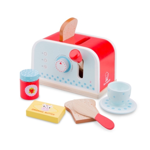 New Classic Toys Toaster Rot mit Blau